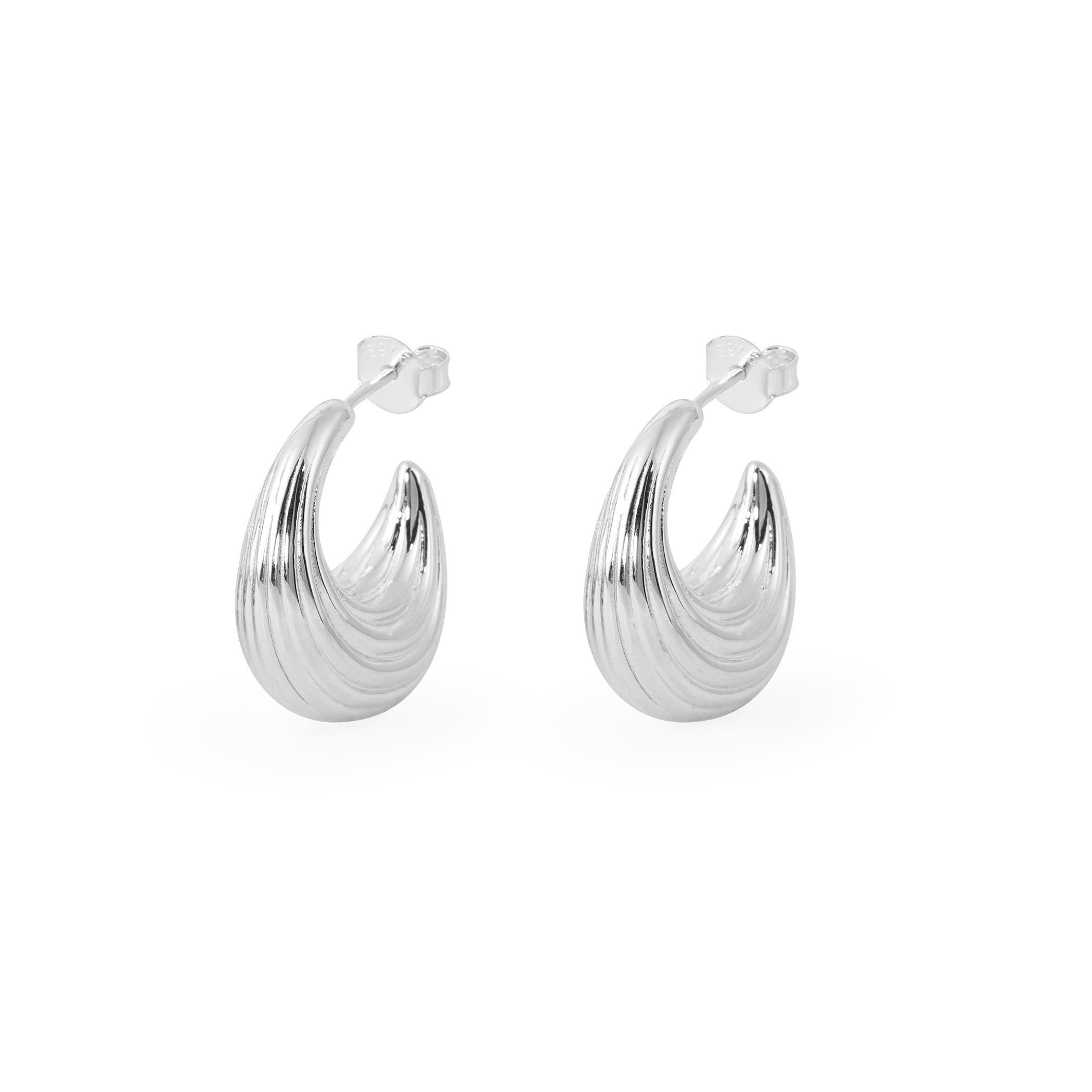 Bold Stripes Hoops