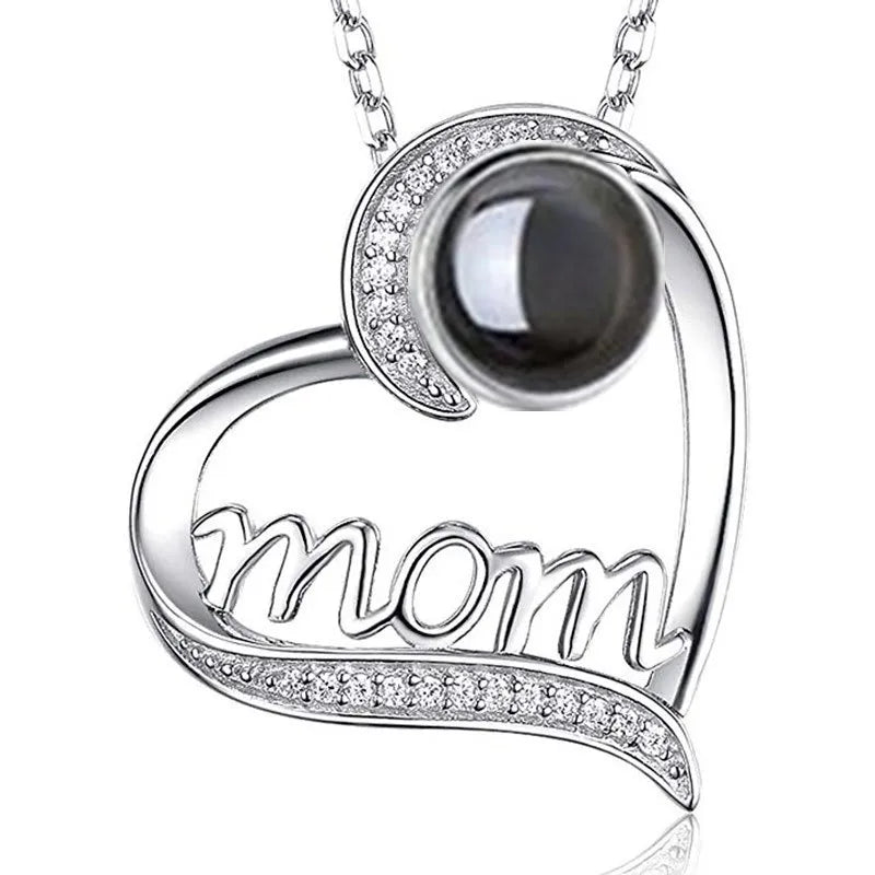 MOM Heart Necklace – Custom Gift